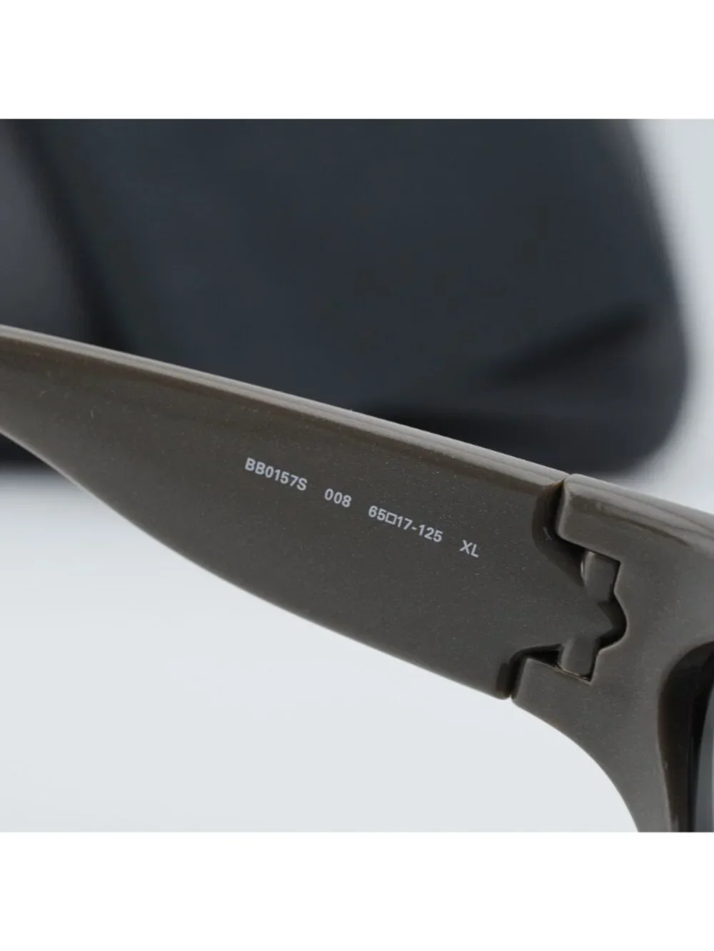 Balenciaga BB0157S 008 Geometric Sport Sunglasses - Grey / Grey